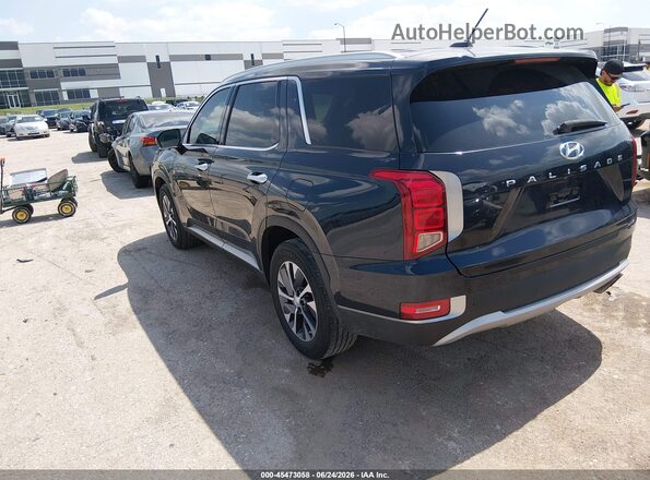 KM8R24HE0LU154239 2020 HYUNDAI PALISADE Black Հետևի ձախ