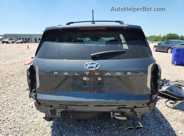 KM8R24HE1MU230598 2021 HYUNDAI PALISADE Gray Rear view