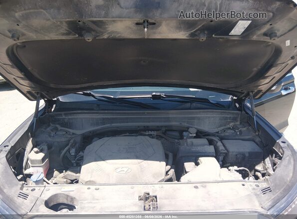 KM8R24HE3NU392220 2022 HYUNDAI PALISADE Black Widok z tyłu