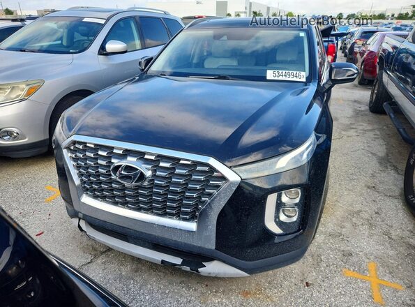 KM8R24HEXLU104755 2020 HYUNDAI PALISADE Black Widok z przodu