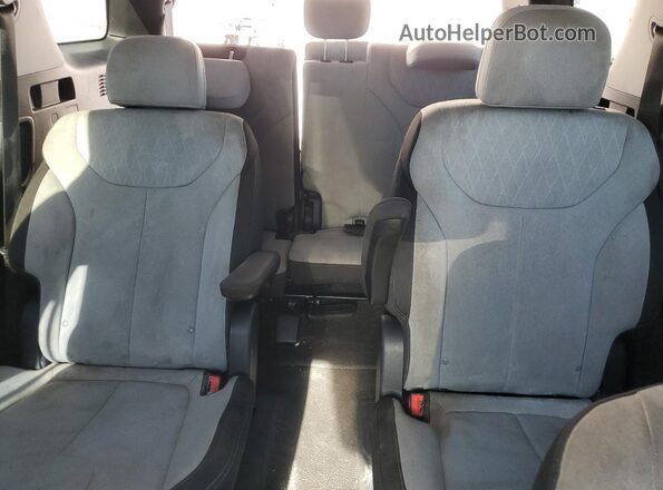 KM8R24HEXLU104755 2020 HYUNDAI PALISADE Black Widok tylnych siedzeń