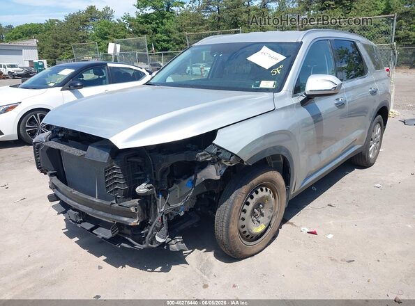 KM8R2DGE4PU556191 2023 HYUNDAI PALISADE Silver Вид спереду