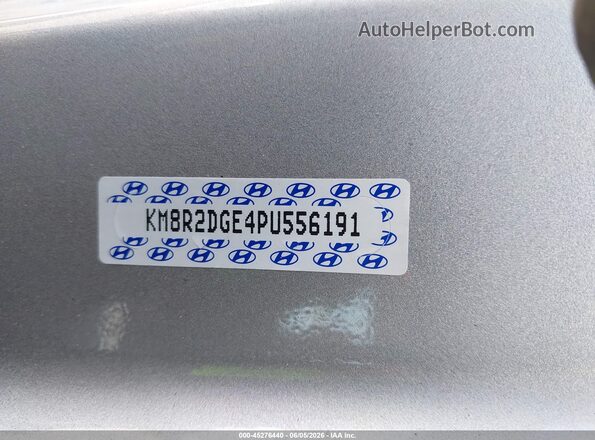 KM8R2DGE4PU556191 2023 HYUNDAI PALISADE Silver 