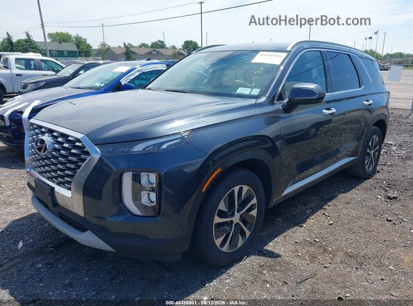 KM8R2DHE6LU065078 2020 HYUNDAI PALISADE Gray Vista tres cuartos delantera izquierda