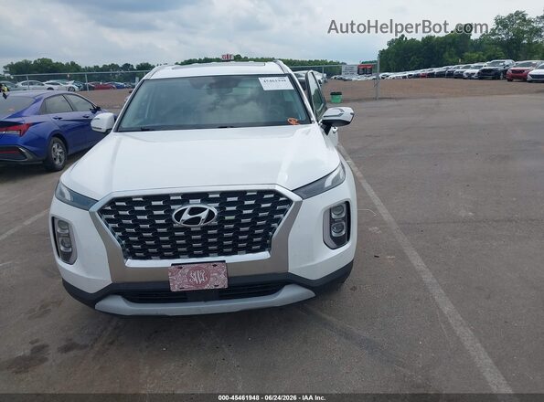 KM8R2DHEXLU147640 2020 HYUNDAI PALISADE White Սալոնի հետևի տեսք