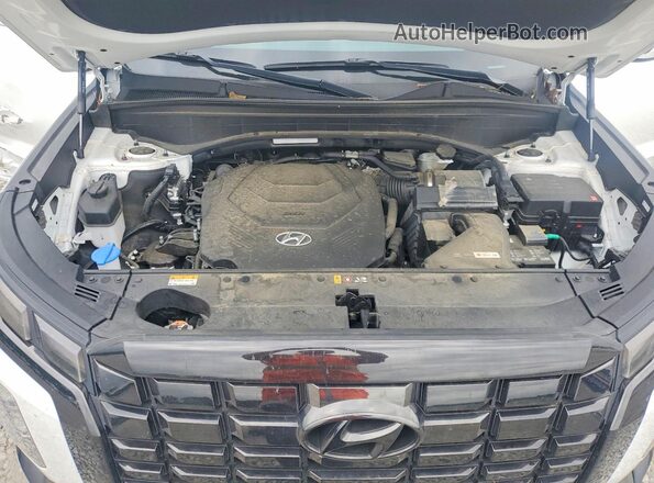 KM8R34GE0RU725493 2024 HYUNDAI PALISADE White Вид підкапотного простору