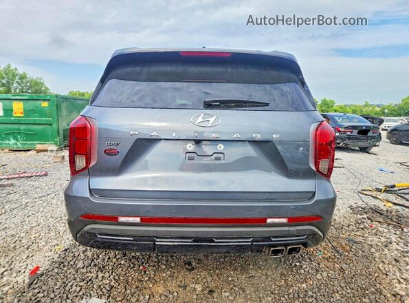 KM8R34GE1RU800640 2024 HYUNDAI PALISADE Серый Вид сзади