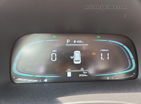 KM8R34GE2RU790331 2024 HYUNDAI PALISADE Black Instrument cluster view
