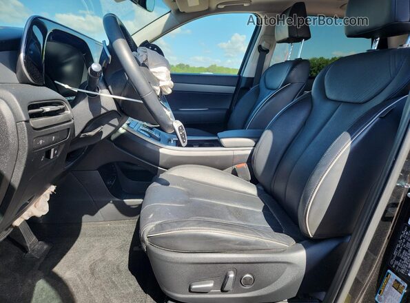 KM8R34GE7PU533419 2023 HYUNDAI PALISADE Black Front interior view