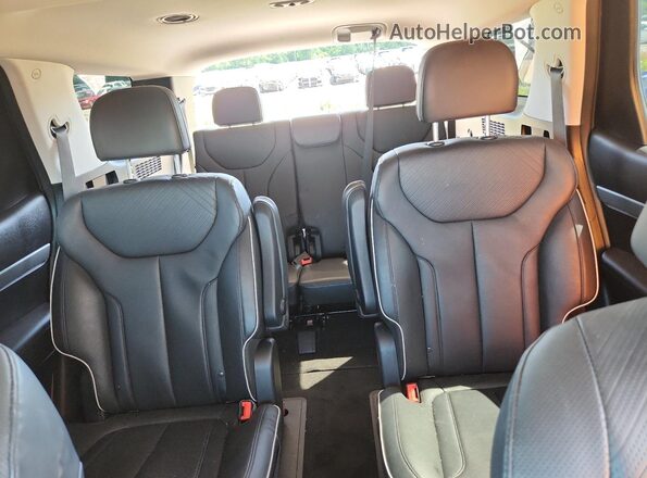 KM8R34GE7PU533419 2023 HYUNDAI PALISADE Black Rear seats view