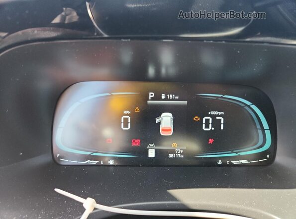 KM8R34GE7PU533419 2023 HYUNDAI PALISADE Black Instrument cluster view