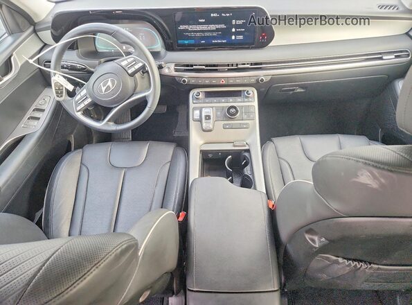KM8R34GE9RU784302 2024 HYUNDAI PALISADE Gray Dashboard view