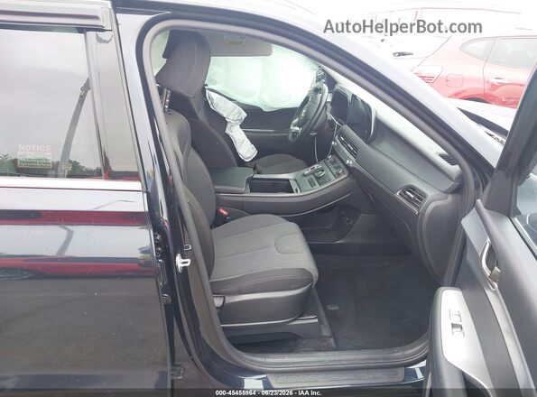 KM8R34HE3LU088881 2020 HYUNDAI PALISADE Black Вид салону спереду