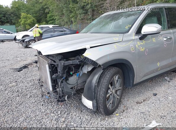 KM8R34HE6MU299476 2021 HYUNDAI PALISADE Silver Front view