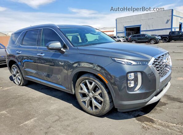 KM8R34HE7LU139671 2020 HYUNDAI PALISADE Gray Front right