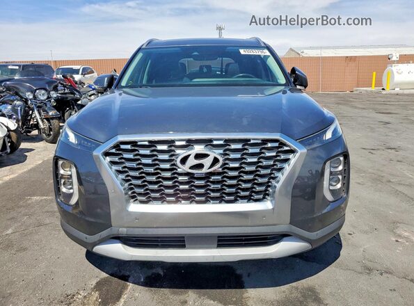 KM8R34HE7LU139671 2020 HYUNDAI PALISADE Gray Front view
