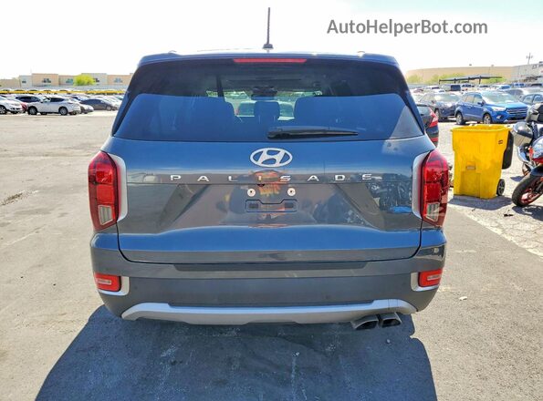 KM8R34HE7LU139671 2020 HYUNDAI PALISADE Gray Rear view