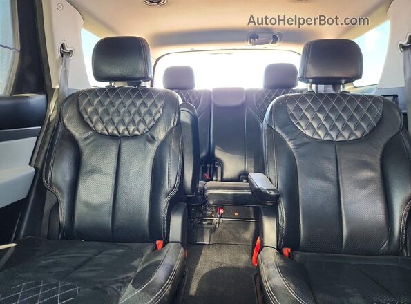 KM8R34HEXLU103649 2020 HYUNDAI PALISADE Черный Вид задних сидений