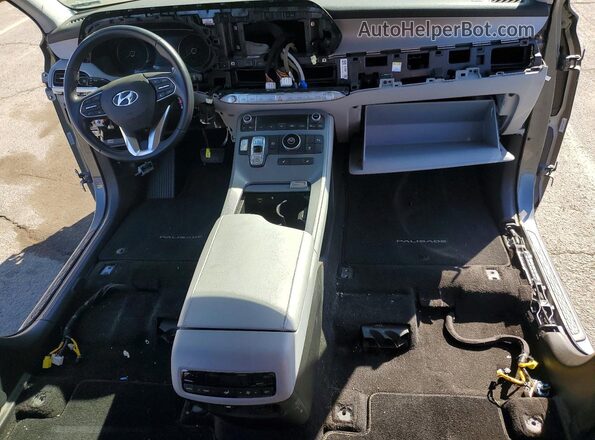 KM8R34HEXLU132245 2020 HYUNDAI PALISADE Charcoal Widok deski rozdzielczej
