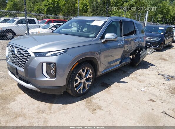 KM8R34HEXMU187067 2021 HYUNDAI PALISADE Light Blue Przód lewy