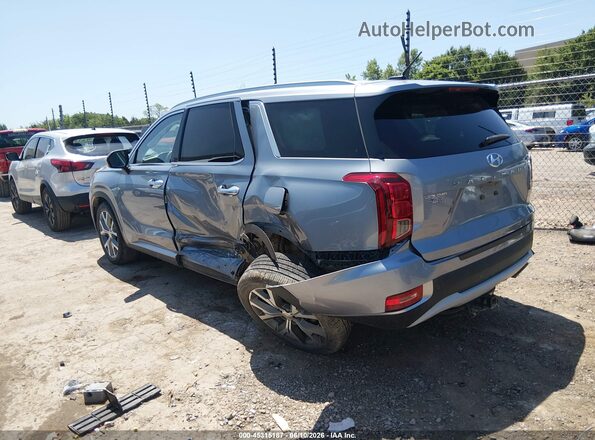KM8R34HEXMU187067 2021 HYUNDAI PALISADE Light Blue Tył lewy