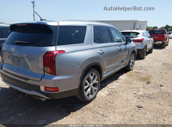 KM8R34HEXMU187067 2021 HYUNDAI PALISADE Light Blue Tył prawy
