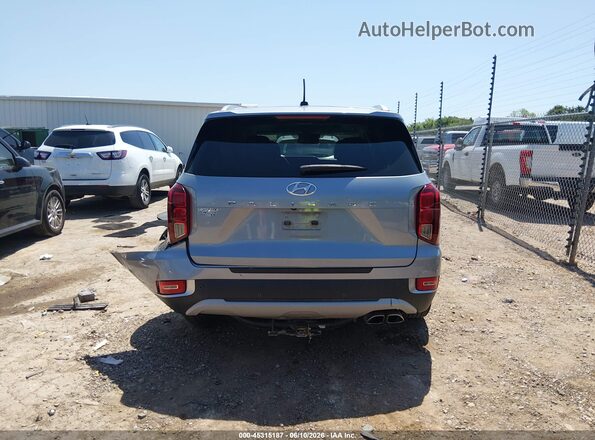 KM8R34HEXMU187067 2021 HYUNDAI PALISADE Light Blue 