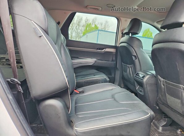 KM8R3DGE0PU492633 2023 HYUNDAI PALISADE White Rear seats view