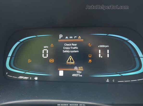 KM8R3DGE2PU533537 2023 HYUNDAI PALISADE Black Widok tylnych siedzeń