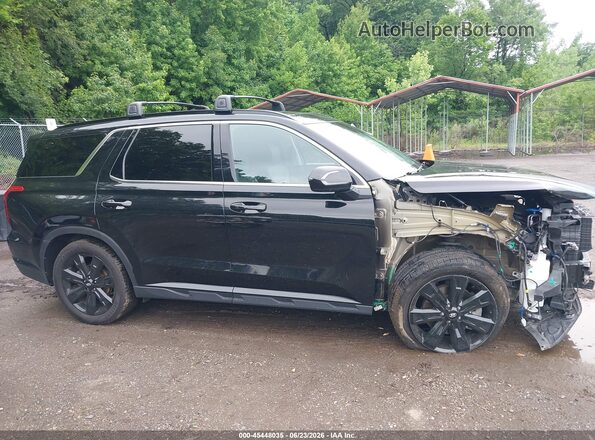 KM8R3DGE2PU533537 2023 HYUNDAI PALISADE Black Widok wnętrza z tyłu