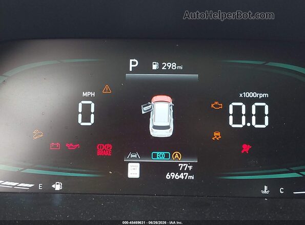 KM8R3DGE2PU550130 2023 HYUNDAI PALISADE White Հետևի նստատեղերի տեսք