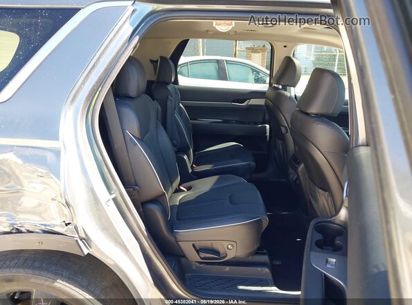 KM8R3DGE2PU633119 2023 HYUNDAI PALISADE Gray Vista de la etiqueta del VIN