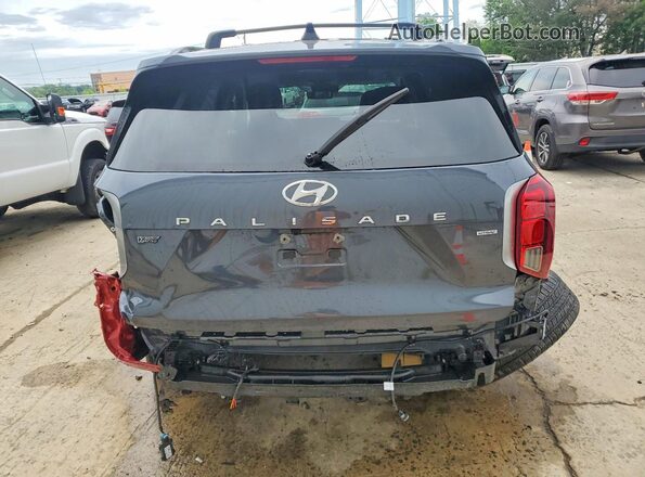 KM8R3DGE6RU675845 2024 HYUNDAI PALISADE Gray Հետևի տեսք