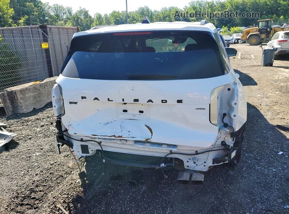 KM8R3DGE7PU551239 2023 HYUNDAI PALISADE White უკანა ხედი