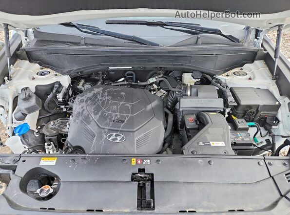 KM8R3DGE8PU557468 2023 HYUNDAI PALISADE White Вид підкапотного простору