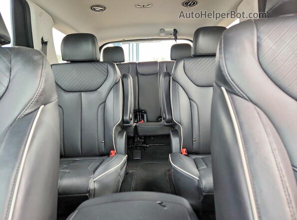 KM8R3DGE8PU557468 2023 HYUNDAI PALISADE White Вид задніх сидінь