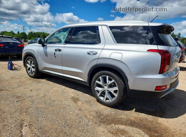 KM8R3DHE1MU302204 2021 HYUNDAI PALISADE Silver Հետևի ձախ