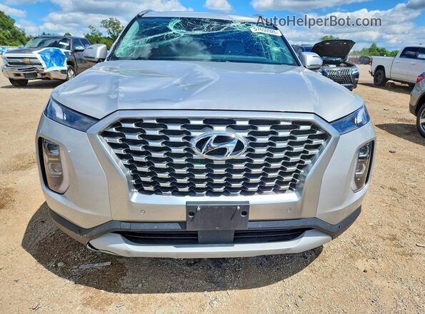KM8R3DHE1MU302204 2021 HYUNDAI PALISADE Silver Դիմացի տեսք