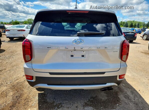 KM8R3DHE1MU302204 2021 HYUNDAI PALISADE Silver Հետևի տեսք