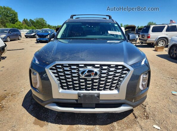 KM8R3DHE2MU246726 2021 HYUNDAI PALISADE Charcoal Դիմացի տեսք
