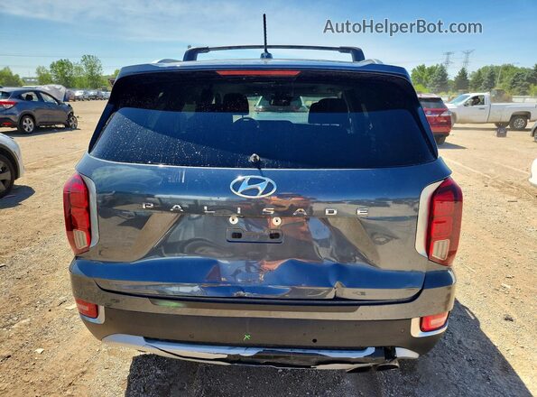 KM8R3DHE2MU246726 2021 HYUNDAI PALISADE Charcoal Հետևի տեսք