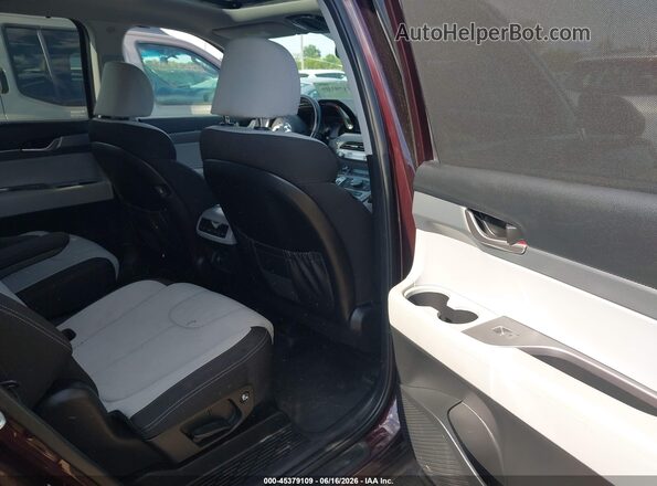 KM8R3DHE4MU172967 2021 HYUNDAI PALISADE Burgundy Widok naklejki z numerem VIN