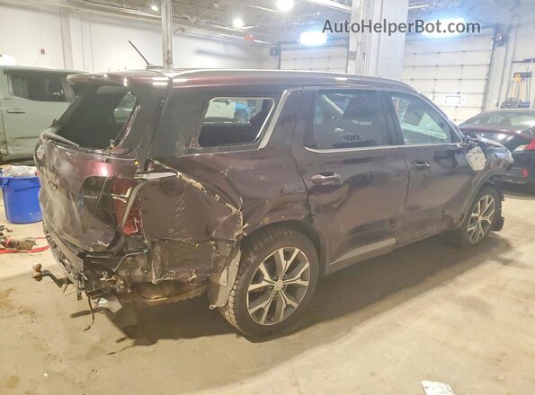 KM8R3DHE5LU054263 2020 HYUNDAI PALISADE Maroon Tył prawy