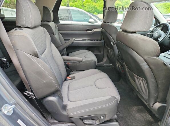 KM8R3DHE5MU324447 2021 HYUNDAI PALISADE Gray Widok wnętrza z tyłu