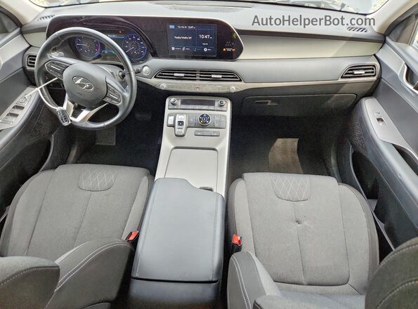 KM8R3DHE5MU324447 2021 HYUNDAI PALISADE Gray Widok deski rozdzielczej