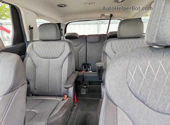 KM8R3DHE5MU324447 2021 HYUNDAI PALISADE Gray Widok tylnych siedzeń
