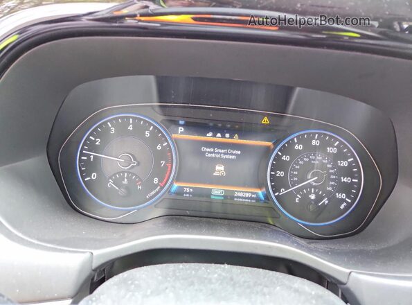 KM8R3DHE5MU324447 2021 HYUNDAI PALISADE Gray Widok zestawu wskaźników