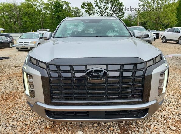 KM8R44GE2RU804662 2024 HYUNDAI PALISADE Silver Widok z przodu
