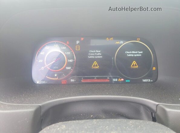 KM8R44GE2SU877603 2025 HYUNDAI PALISADE Black Widok zestawu wskaźników