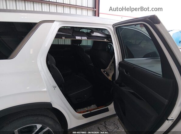 KM8R44GE3RU758744 2024 HYUNDAI PALISADE White VIN კოდის სტიკერის ხედი